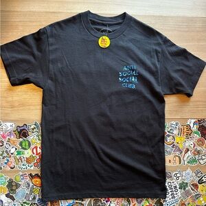 Anti Social Social Club ASSC Canceled Masking Tape Black T Shirt NWT SOLDOUT New